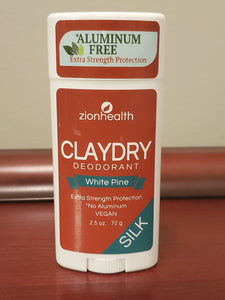 ClayDry Silk Deodorant White Pine